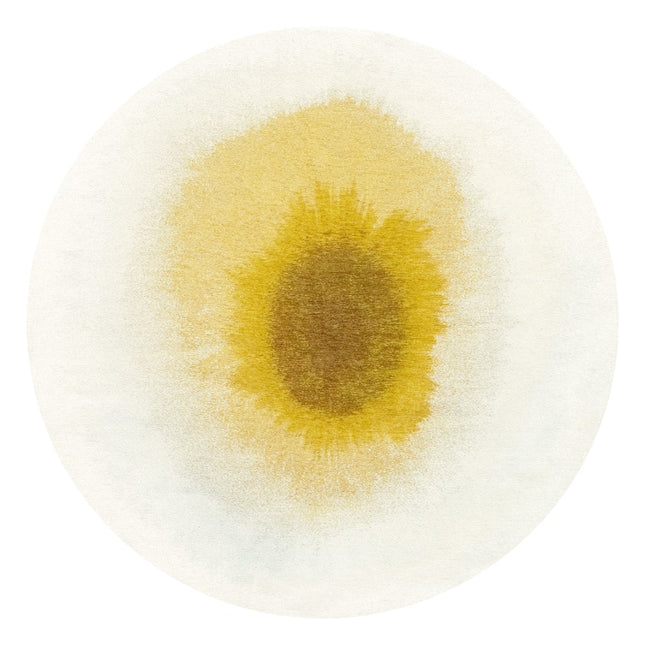 Rond vloerkleed Drop Gold Moos 2100 - Louis De Poortere