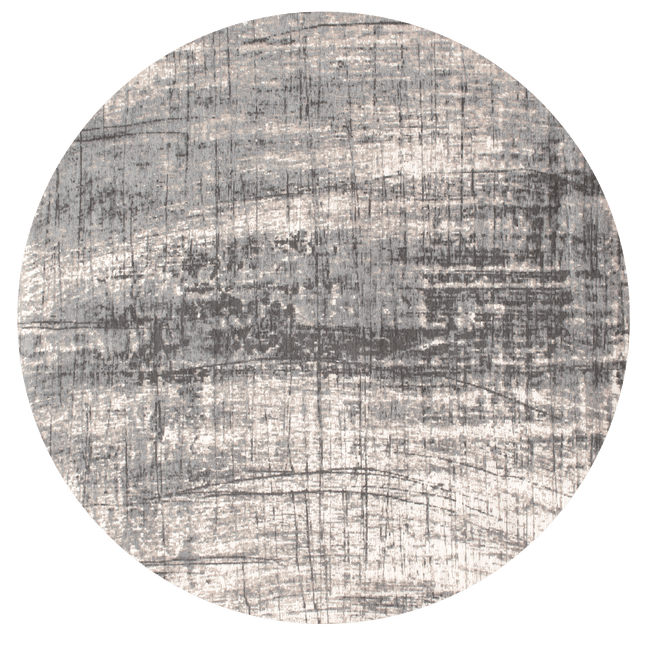 Rond vloerkleed Griff Jersey Stone 8420 - Louis De Poortere