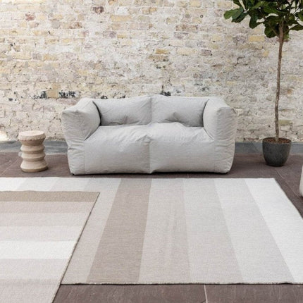 Buiten vloerkleed Boa - Bruin/Grijs - dubbelzijdig - EVA Interior - Vloerkledenloods