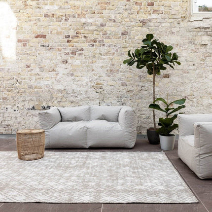 Buiten vloerkleed Frost - Bruin/grijs - Vloerkledenloods