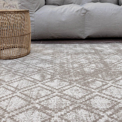Buiten vloerkleed Frost - Bruin/grijs - Vloerkledenloods