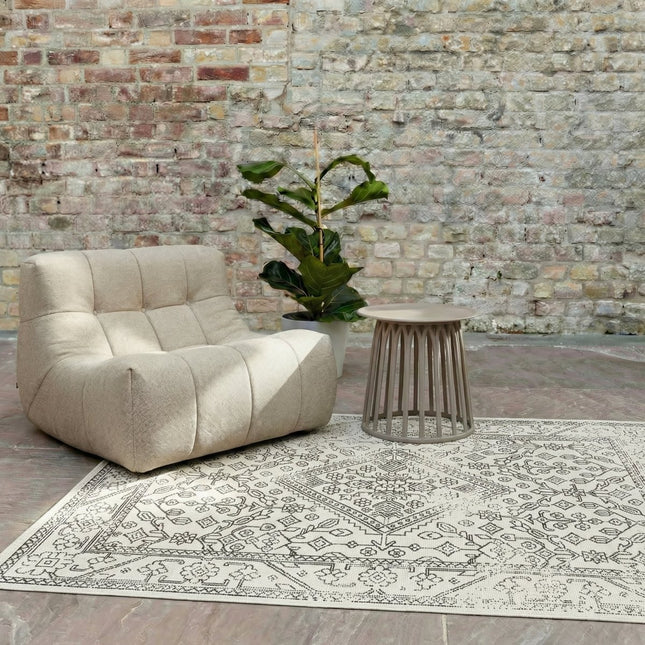 Buitenkleden - Buitenkleed Nova zwart/wit - Interieur05 - Vloerkledenloods