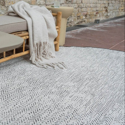 Buitenkleed Dahl Ovaal - Zwart - Dubbelzijdig - Vloerkledenloods