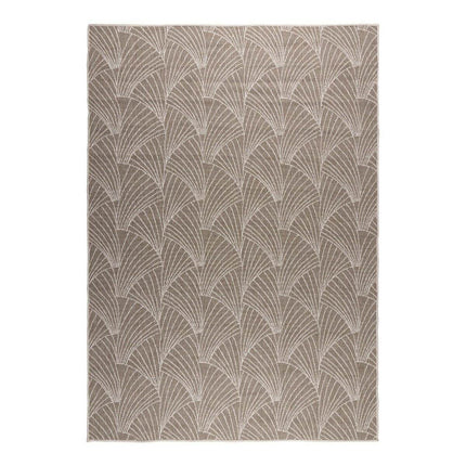 Buitenkleed Deco bruin/grijs dubbelzijdig - Vloerkledenloods