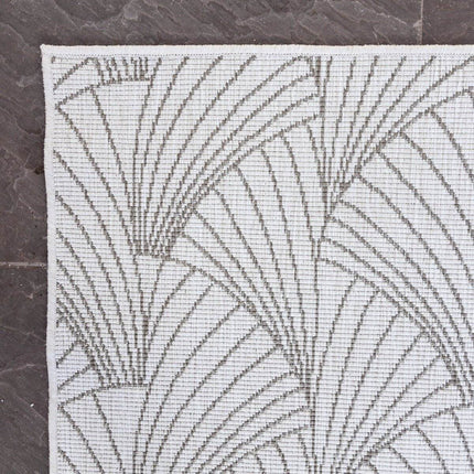 Buitenkleed Deco bruin/grijs dubbelzijdig - Vloerkledenloods