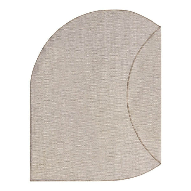 Buitenkleed Druppel Mono - Naturel/Wit - Dubbelzijdig - EVA Interior - Vloerkledenloods