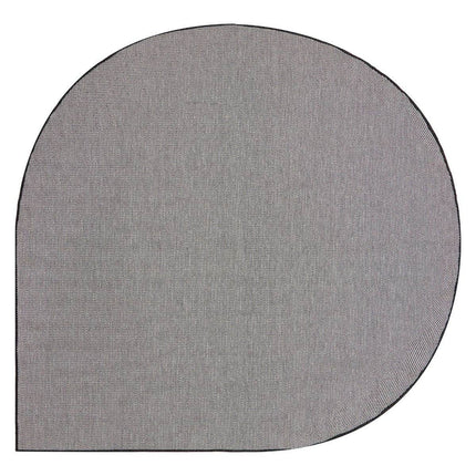 Buitenkleed Druppel Mono - Zwart/Wit - Dubbelzijdig - EVA Interior - Vloerkledenloods