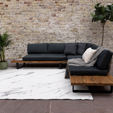 Buitenkleed Marble - Grijs/wit - dubbelzijdig - EVA Interior - Vloerkledenloods