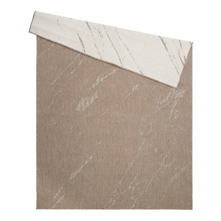 Buitenkleed Marble - Naturel/wit - dubbelzijdig - EVA Interior - Vloerkledenloods