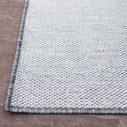 Buitenkleed Mono - Grijs/Wit - Dubbelzijdig - EVA Interior - Vloerkledenloods