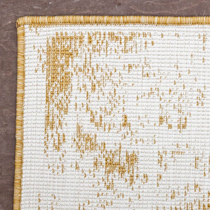 Buitenkleed sage - Geel/Okergeel - dubbelzijdig - EVA Interior - Vloerkledenloods