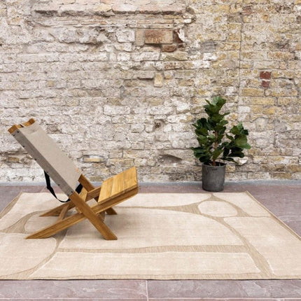 Buitenkleed Stone Bruin Interieur05 - Vloerkledenloods