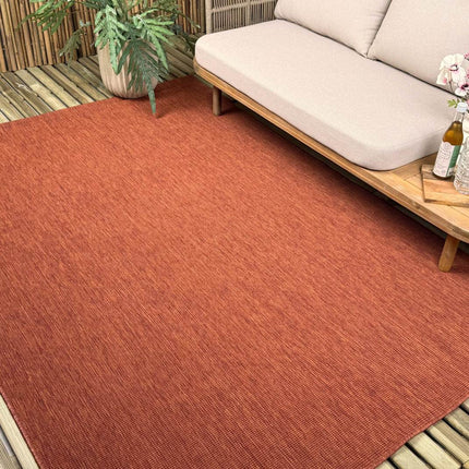 Buitenkleed Tone roest - Interieur05 - Vloerkledenloods