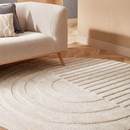 Feelgood by Brinker rond vloerkleed Monza Girare 815 - Vloerkledenloods