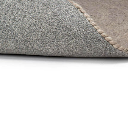 Feelgood by Brinker rond wollen vloerkleed Bellano grijs 814 - Vloerkledenloods