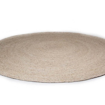 Feelgood by Brinker rond wollen vloerkleed Bellano wit 815 - Vloerkledenloods