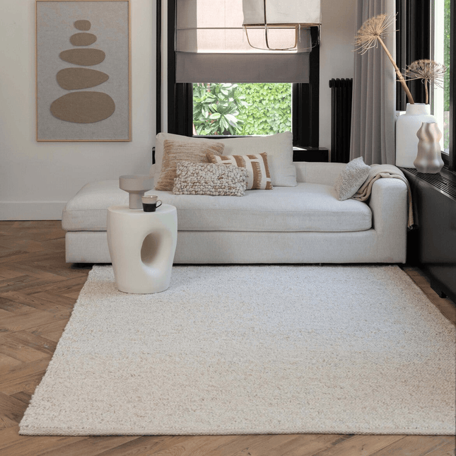 Feelgood by Brinker wollen vloerkleed Bonita light beige 141 - Vloerkledenloods