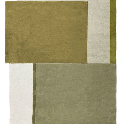 Feelgood by Brinker wollen vloerkleed Umare olive 770 - Vloerkledenloods