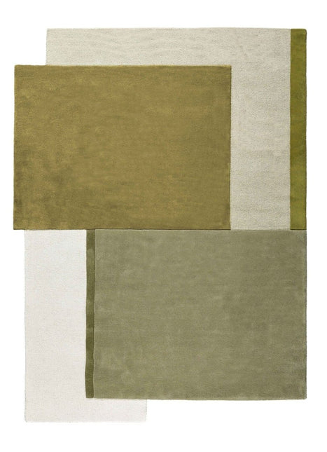 Feelgood by Brinker wollen vloerkleed Umare olive 770 - Vloerkledenloods