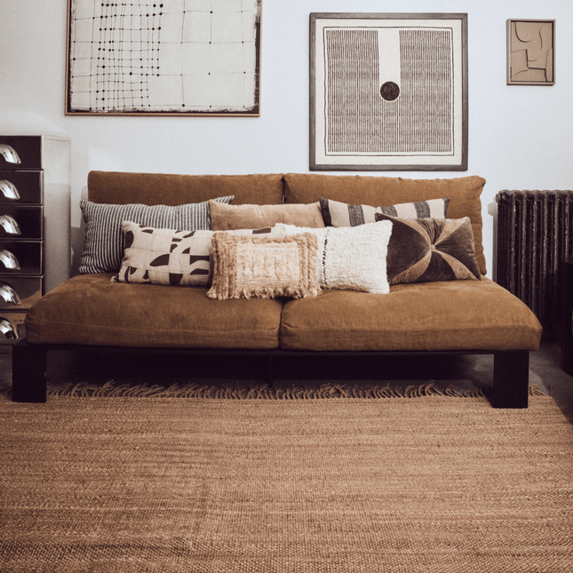 HKliving hennep vloerkleed Outlander 250x350cm - Vloerkledenloods