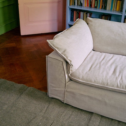 HKliving jute vloerkleed Sage - Vloerkledenloods