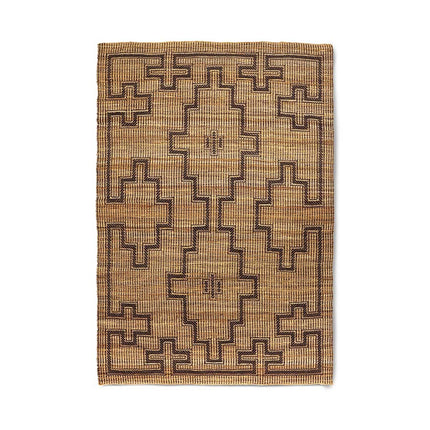 HKliving jute vloerkleed Tuareg 200x300cm - Vloerkledenloods