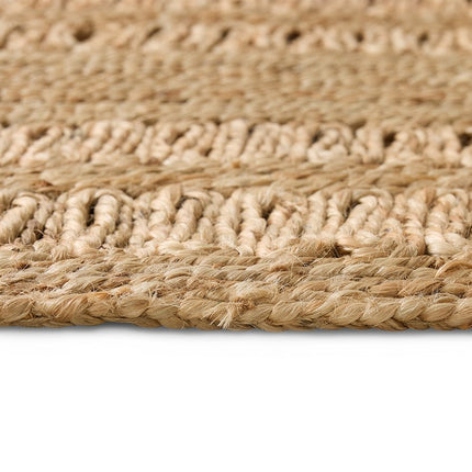 HKliving ovaal jute loper Soleil - Vloerkledenloods