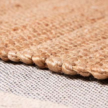 HKliving rond gewoven hennep vloerkleed 250cm - Vloerkledenloods