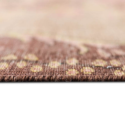 HKliving wol geknoopt vloerkleed floral pink 200x300cm - Vloerkledenloods