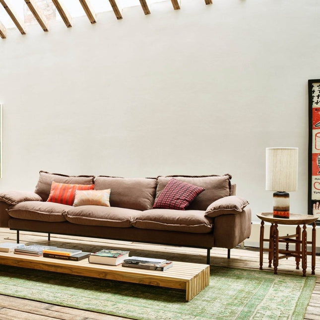 HKliving wol geknoopt vloerkleed groen 200x300cm - Vloerkledenloods