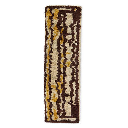 HKliving wollen loper rave 70x250cm - Vloerkledenloods