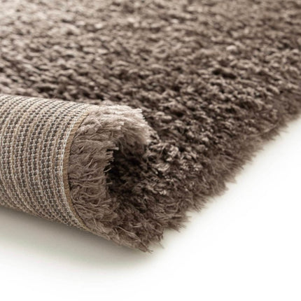 Hoogpolig vloerkleed Fender taupe - Vloerkledenloods