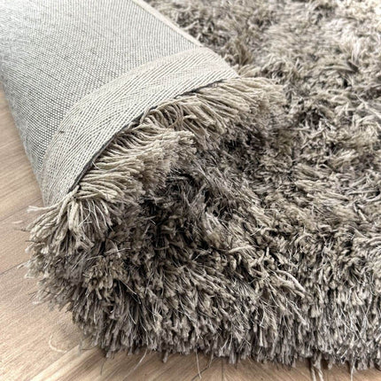 Hoogpolig vloerkleed Nika antraciet polyester - Interieur05 - Vloerkledenloods