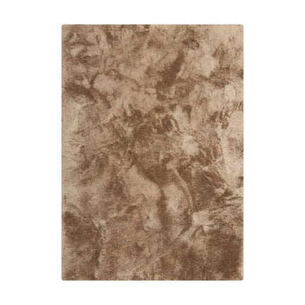 Hoogpolig vloerkleed Odelia bruin/taupe - Interieur05 - Vloerkledenloods