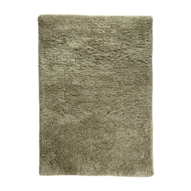 Hoogpolig vloerkleed Pilo groen polyester Interieur05 - Vloerkledenloods