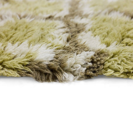 Hoogpolige vloerkleden - HKliving fluffy vloerkleed Tortoise 180x250cm - Vloerkledenloods