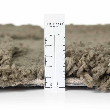 Hoogpolige vloerkleden - Ted Baker Lambeth rond hoogpolig vloerkleed Jasper Groen - Vloerkledenloods