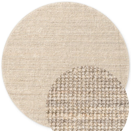 Jute vloerkleden - Rond jute vloerkleed Mumbai Licht Naturel/Creme Interieur05 - Vloerkledenloods