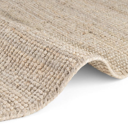 Jute vloerkleden - Rond jute vloerkleed Mumbai Licht Naturel/Creme Interieur05 - Vloerkledenloods