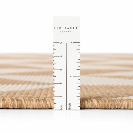 Juten vloerkleden - Ted Baker Haringey buitenkleed Terrick Jute Wit - Vloerkledenloods