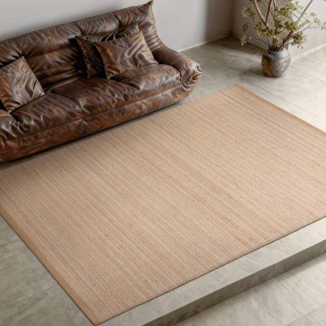 Juten vloerkleden - Villeroy & Boch 1829 jute vloerkleed Birka Naturel Goud - Vloerkledenloods