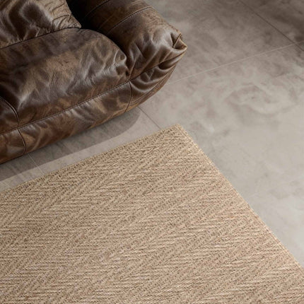 Juten vloerkleden - Villeroy & Boch 1851 jute vloerkleed Mirabelle Naturel Ivoor - Vloerkledenloods