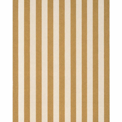 Katoenen Lopers - Lorena Canals Cabana Lines katoenen loper Stripes Naturel/Dark Honey - Vloerkledenloods
