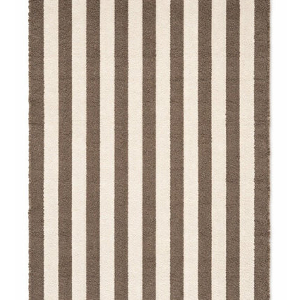 Katoenen Lopers - Lorena Canals Cabana Lines katoenen loper Stripes Naturel/Soil Brown - Vloerkledenloods