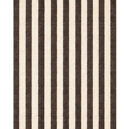 Katoenen Vloerkleden - Lorena Canals Cabana Lines katoenen vloerkleed Stripes Naturel/Donkergrijs - Vloerkledenloods