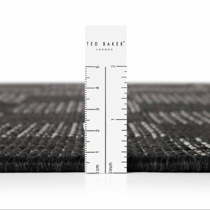 Lopers - Ted Baker Haringey buitenloper Dorothy Zwart/Wit - Vloerkledenloods