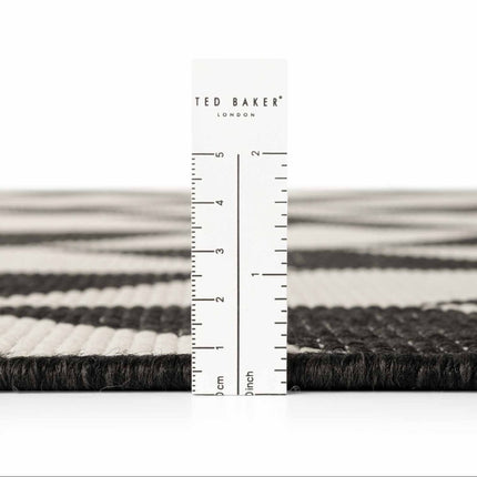 Lopers - Ted Baker Haringey buitenloper Terrick Zwart/Wit - Vloerkledenloods