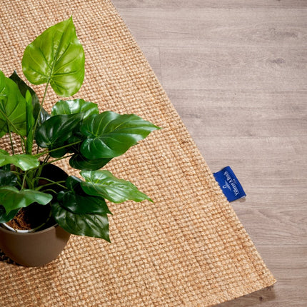 Lopers - Villeroy & Boch 1791 jute loper Rosalie Naturel Goud - Vloerkledenloods