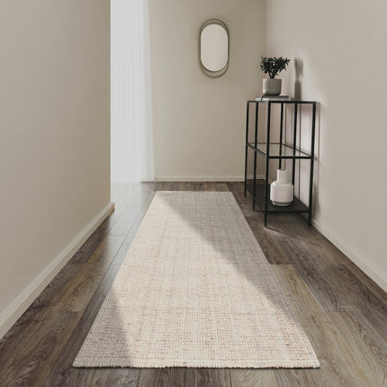 Lopers - Villeroy & Boch 1791 jute loper Rosalie Zuiver Wit - Vloerkledenloods