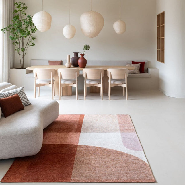 Maatwerk Vloerkleden - Ensuite By Brinker modern vloerkleed Sola Apricot 630 - Vloerkledenloods